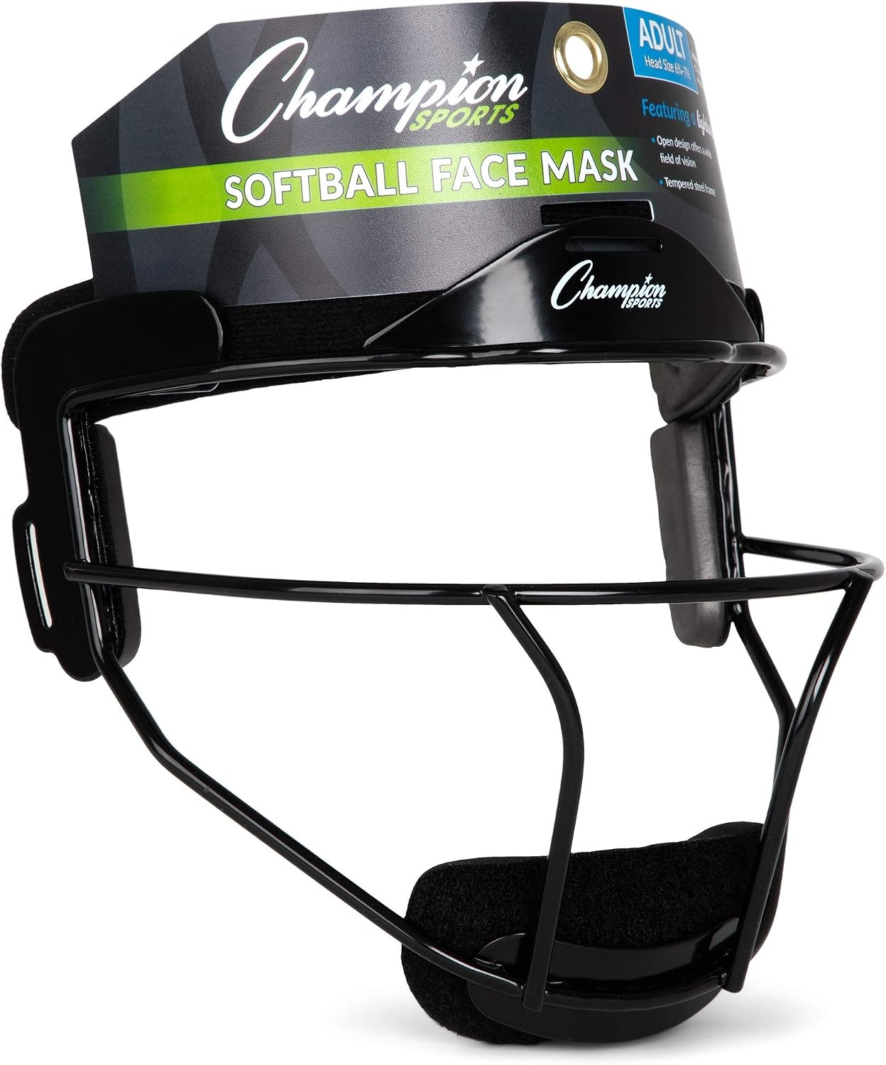 image:imageChampion Sports Steel Softball Face Mask  Durable Fielders Mask for Youth amp Adults Multiple Colors for Practice amp GamesWhite