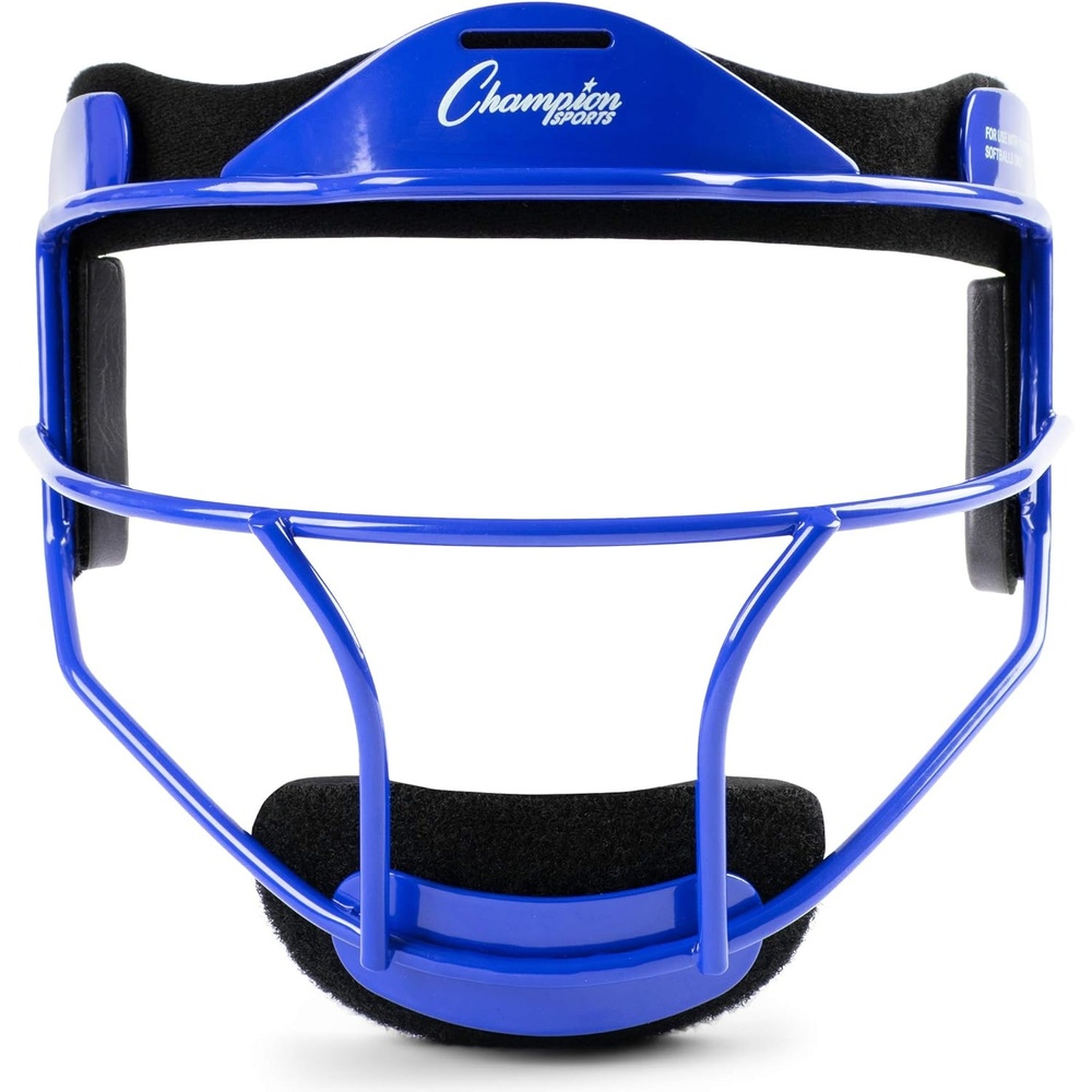 image:imageChampion Sports Steel Softball Face Mask  Durable Fielders Mask for Youth amp Adults Multiple Colors for Practice amp GamesBlue