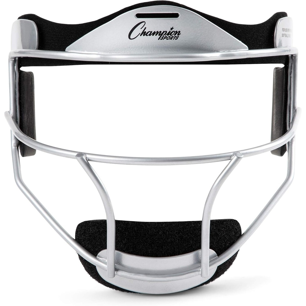 image:imageChampion Sports Steel Softball Face Mask  Durable Fielders Mask for Youth amp Adults Multiple Colors for Practice amp GamesSilver