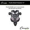 image:imageChampion Sports 11 Lightweight Multilayered Youth Models Baseball Chest Protector  Removable Shoulder Cap and Tail Chest Protector  Ages 79