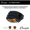 image:imageChampion Sports 11 Physical Ed Glove  Soft Leather Front and Nylon Mesh Back for Comfort Grip  Adjustable Strap with Velcro Closure  Double Bar Open Web  Age Elementary  RightHanded Glove