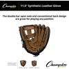 image:imageChampion Sports 12 Glove  Synthetic Leather Back and Front  Triple Bar Open Web and Conventional Back Design  Deep Set Pocket  Age Adult LargeHS  LeftHanded Glove