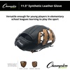 image:imageChampion Sports 12 Glove  Synthetic Leather Back and Front  Triple Bar Open Web and Conventional Back Design  Deep Set Pocket  Age Adult LargeHS  LeftHanded Glove
