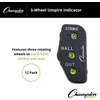 image:imageChampion Sports 3 Wheel Plastic Baseball Umpire Count Indicator  Counts Strikes Balls and Outs