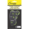 image:imageChampion Sports 4 Wheel Plastic Baseball Umpire Count Indicator  Call Order Strikes Balls Outs and Innings  Black with Optic Yellow