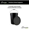 image:imageChampion Sports 6 Gallon Bucket with Padded Soft Seat Lid  Durable Construction  Balls Not Included  Ideal for Baseball Softball TBall Practice Balls and Lacrosse  WhiteBlack