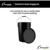 image:imageChampion Sports 6 Gallon Bucket with Padded Soft Seat Lid  Durable Construction  Balls Not Included  Ideal for Baseball Softball TBall Practice Balls and Lacrosse  WhiteBlack
