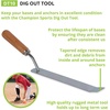 image:imageChampion Sports 8 Baseball Dig Out Tool  Durable Field Maintenance Tool for Cleaning amp Leveling BaseballSoftball Fields
