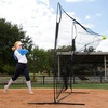 image:imageChampion Sports Baseball Softball Net Rhino Flex Baseball  Softball Pitching and Batting Training Net  Portable Hitting and Throwing Practice Net
