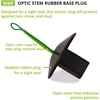 image:imageChampion Sports Black Rubber Baseball Anchor Plug Base Plug with Easy View Optic Stem and Rope2