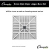 image:imageChampion Sports Bolco Style Baseball Bases  Molded Safety amp Major League Sets Durable Rubber Construction Ideal for BaseballSoftball Fields Practice amp GamesBolco Style Major League Base Set