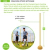 image:imageChampion Sports Coaching SticksYellow Set of 6 With Base