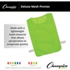 image:imageChampion Sports Deluxe Adult Mesh Pinnie Neon Green  12 Pack