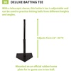 image:imageChampion Sports Deluxe Batting Tee  Adjustable Rubber Baseball amp Softball Tee on Home Plate Multiple StylesDeluxe Batting Tee