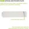 image:imageChampion Sports Heavy Duty Rubber Pitchers Plate  All Weather Official Size Pitchers Plate