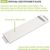 image:imageChampion Sports Heavy Duty Rubber Pitchers Plate  All Weather Official Size Pitchers Plate