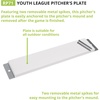 image:imageChampion Sports Heavy Duty Rubber Pitchers Plate  All Weather Youth Size Pitchers Plate