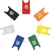 image:imageChampion Sports Heavyweight Numbered Nylon Pinnie Blue Pack of 12