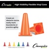 image:imageChampion Sports High Visibility Flexible Vinyl Cones for Sports Training Agility Drills Field amp Gym Marking SetsGreen