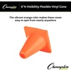 image:imageChampion Sports High Visibility Flexible Vinyl Cones for Sports Training Agility Drills Field amp Gym Marking SetsOrange