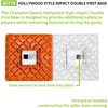 image:imageChampion Sports Hollywood Style Impact Double First Base  Solid One Piece Molded Construction  Rubber Double First Base  Ground Anchors Not IncludedOrange