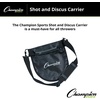 image:imageChampion Sports Iron Shot Put  Durable Track amp Field Training Shot Multiple Weights for Youth HS amp Collegiate AthletesShot Put Carrier W Shoulder Strap