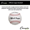 image:imageChampion Sports Leather Baseball Set Dozen Indoor  Outdoor Genuine Leather Official League Baseballs for Practice Training or Real Game  OLB1 Pack of 12