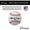 image:imageChampion Sports Leather Baseball Set Dozen Indoor  Outdoor Genuine Leather Official League Baseballs for Practice Training or Real Game  OLB10 Pack of 12