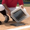 image:imageChampion Sports Magnetic Breakaway Base Hollywood Type Magnet Break  Free Youth Baseball Safety Baseball Base with Anchor Plug Stanchion amp Pan  3 Interchangable Plates with One Base