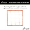 image:imageChampion Sports Official Size 20mm Soccer Net Pair 2  Twisted 5 Square Polyethylene Netting