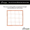 image:imageChampion Sports Official Size 20mm Soccer Net Pair 2  Twisted 5 Square Polyethylene Netting