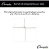image:imageChampion Sports Official Size 35mm Soccer Net Pair 2  Twisted 5 Square Polyethylene Netting
