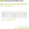 image:imageChampion Sports Official Size Pitchers Plate with Metal Spikes White 24 x 6 x 1 80