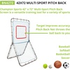 image:imageChampion Sports Pitchback Net amp Rebounder  Baseball amp Softball MultiSport Training Screen with Strike Zone TargetMultisport Pitchback Screen
