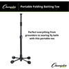 image:imageChampion Sports Portable Folding Batting Tee  Lightweight Adjustable Batting Tee Folds for Easy Storage