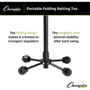 image:imageChampion Sports Portable Folding Batting Tee  Lightweight Adjustable Batting Tee Folds for Easy Storage