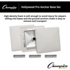image:imageChampion Sports Pro Anchored BaseballSoftball Base Sets  HeavyDuty Bases with Welded amp Bolted Stanchions Base Replacement Pins amp Anchor PlugsAnchored Base Set with Bolted Stanchion Pan