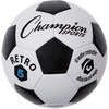 image:imageChampion Sports Retro Soccer Ball  Sizes 3 4 5 Soft Touch All Weather Official Size amp Weight Ball for Training Games Outdoor amp Indoor PlayBlackWhite
