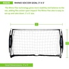 image:imageChampion Sports Rhino Flex Portable Soccer Goal  Durable PopUp Soccer Net with Carry Bag Ground Stakes and Sturdy Frame Easy Setup for Backyard Practice or Games3 x 5