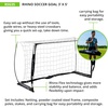 image:imageChampion Sports Rhino Flex Portable Soccer Goal  Durable PopUp Soccer Net with Carry Bag Ground Stakes and Sturdy Frame Easy Setup for Backyard Practice or Games3 x 5