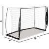 image:imageChampion Sports Rhino Flex Portable Soccer Goal  Durable PopUp Soccer Net with Carry Bag Ground Stakes and Sturdy Frame Easy Setup for Backyard Practice or Games4 x 6