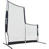 image:imageChampion Sports Rhino Flex Reversible Baseball Protective L Screen Pitching Net with Carry BagBlack