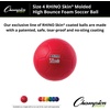 image:imageChampion Sports Rhino Skin Molded Foam Size 4 Soccer Ball Red
