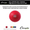 image:imageChampion Sports Rhino Skin Molded Foam Size 4 Soccer Ball Red