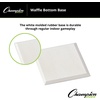 image:imageChampion Sports Rubber Bases amp Home Plate Waffle Bottom NonSlip IndoorOutdoor Use HeavyDuty Rubber Singles and SetsSingle Base