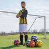 image:imageChampion Sports Rubber Cover Soccer BallRed  Orange  Yellow  Green  Blue  Purple