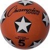 image:imageChampion Sports Rubber Cover Soccer BallRed  Orange  Yellow  Green  Blue  Purple