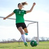 image:imageChampion Sports Rubber Cover Soccer BallRed  Orange  Yellow  Green  Blue  Purple
