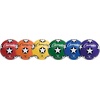image:imageChampion Sports Rubber Cover Soccer BallRed  Orange  Yellow  Green  Blue  Purple