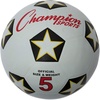 image:imageChampion Sports Rubber Cover Soccer BallWhiteBlackRed